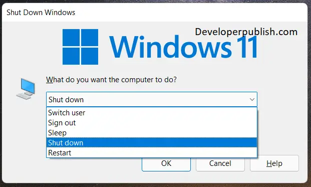 Different Ways to Shut down Your Windows 11 PC