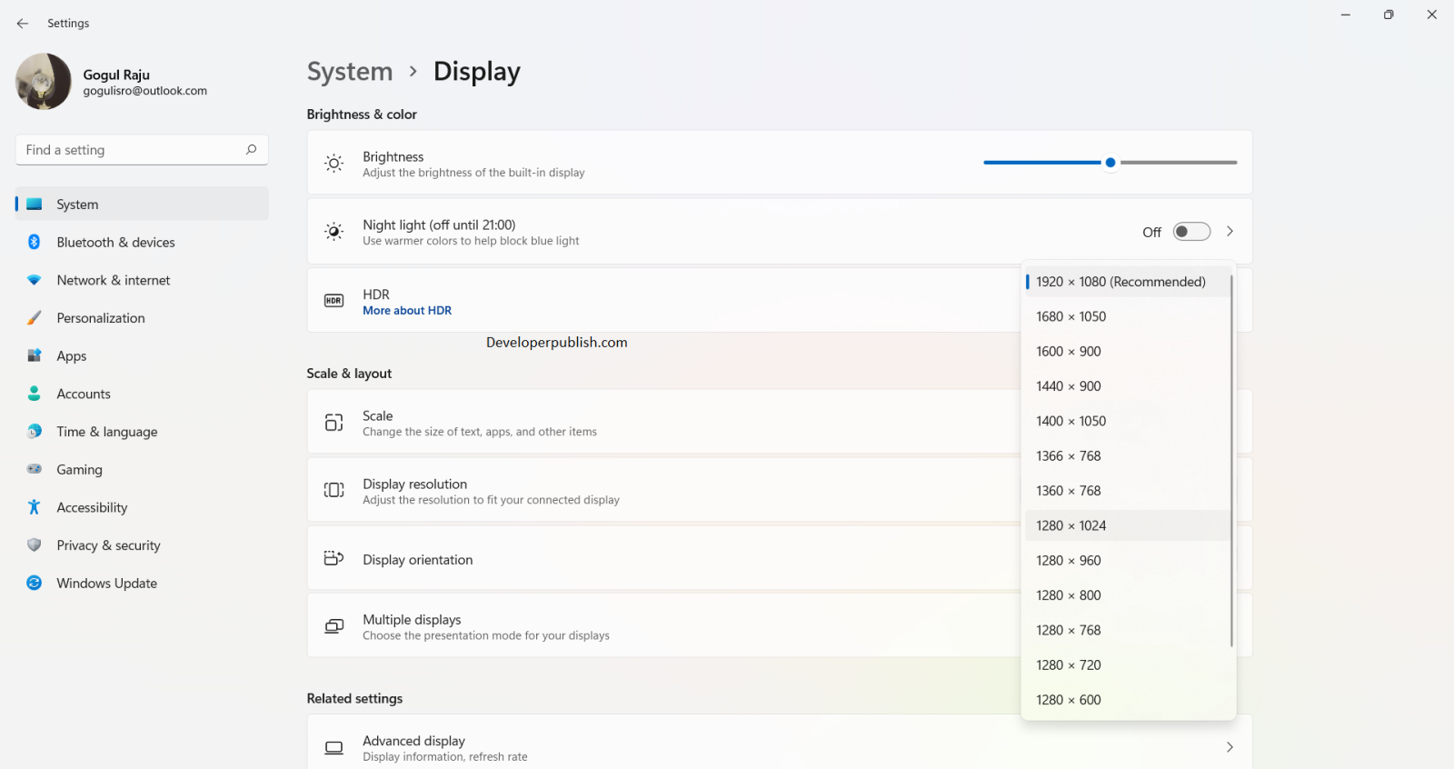 How to Change Display Resolution in Windows 11?