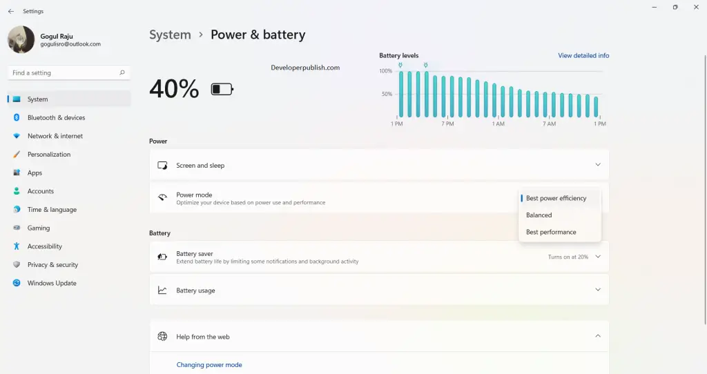 In this article, you will learn what is Power Mode in Windows and how to change power mode in your Windows 11 PC.