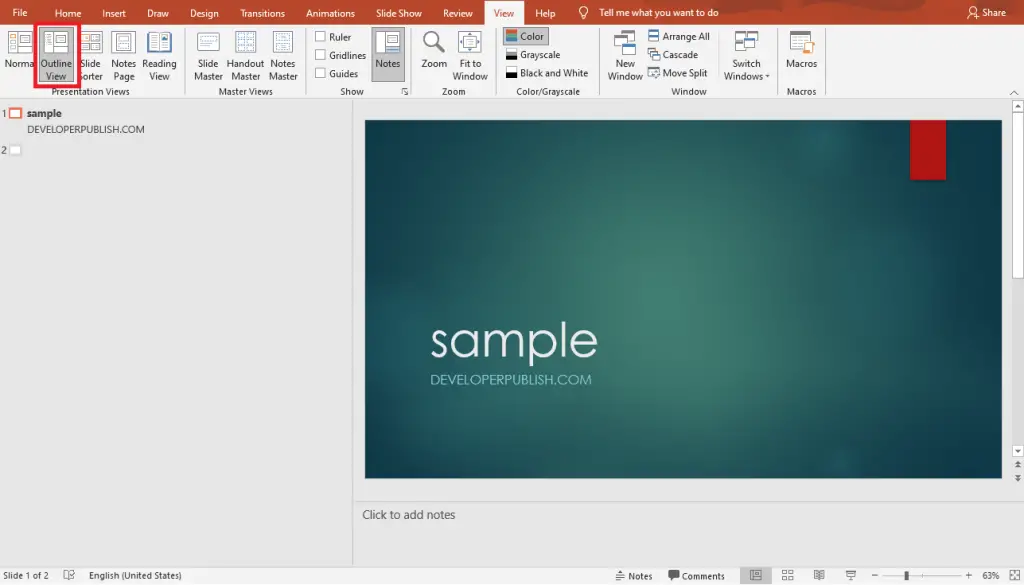 PowerPoint UI Basics