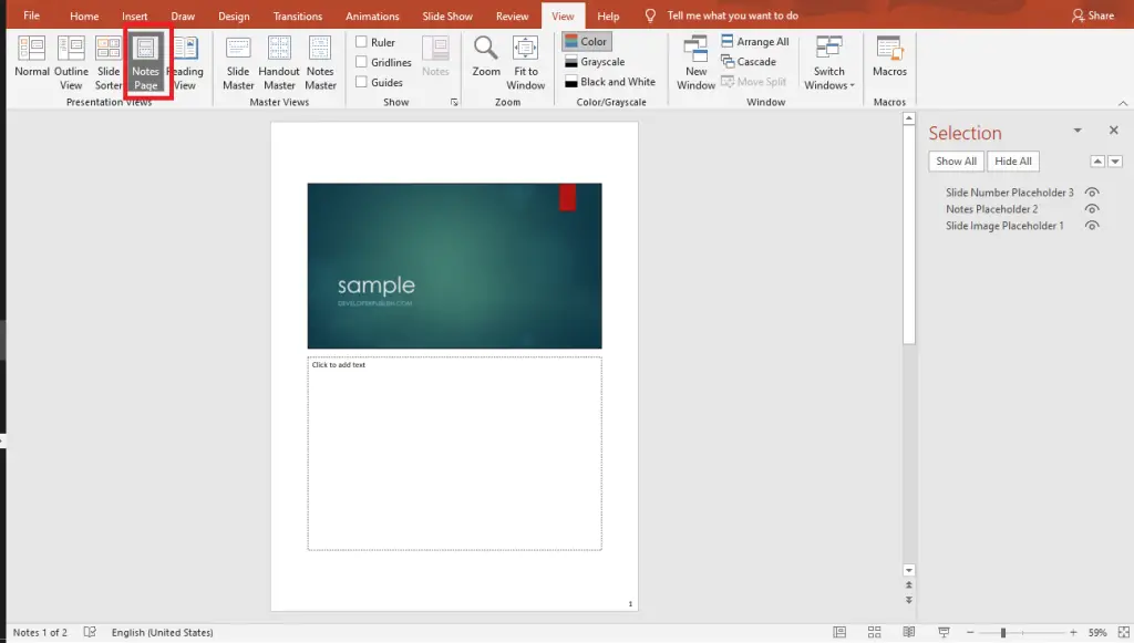 PowerPoint UI Basics