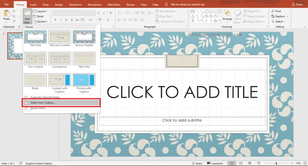 How to Open Word Document as a New PowerPoint Presentation?