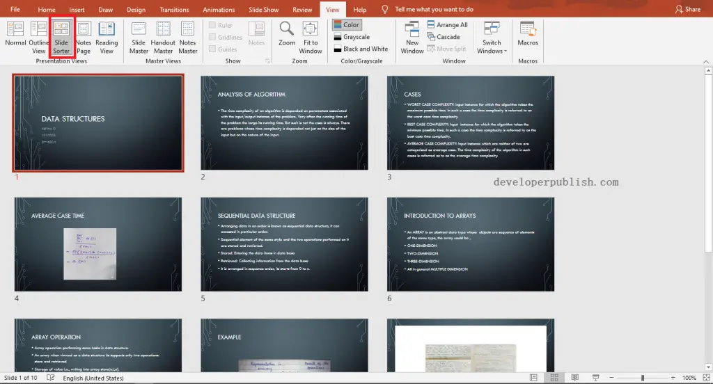 How to Select a Single Slide in PowerPoint?