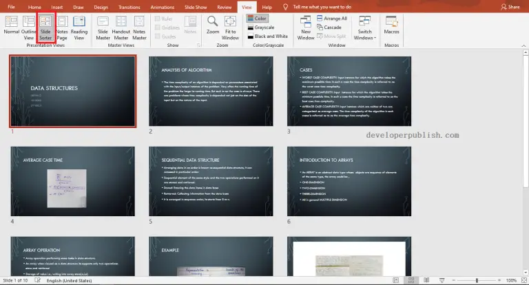 How To Select A Single Slide In PowerPoint 