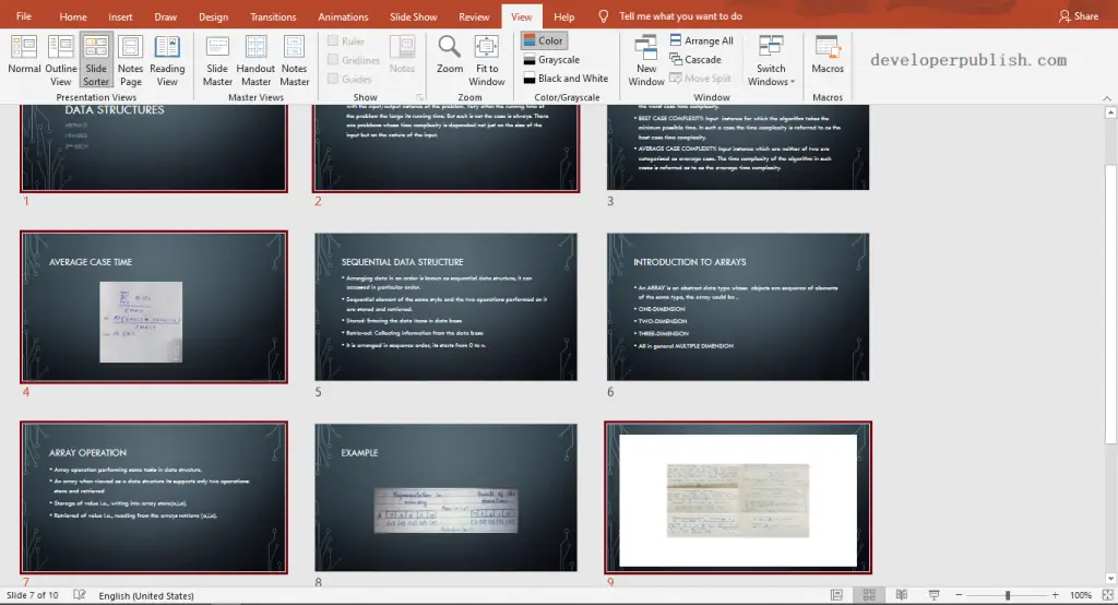 How to Select a Single Slide in PowerPoint?