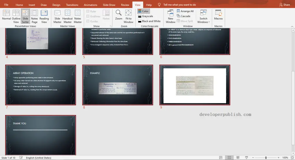 How to Select a Single Slide in PowerPoint?