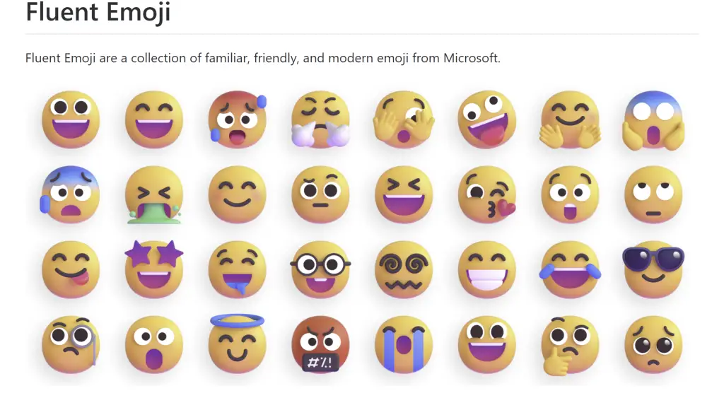 How to Download Microsoft Fluent Emoji from Github?