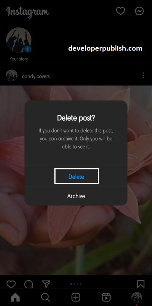 How to Delete Photo in Instagram?