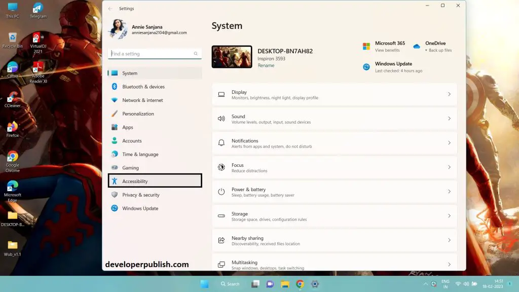 On-Screen Keyboard in Windows 11