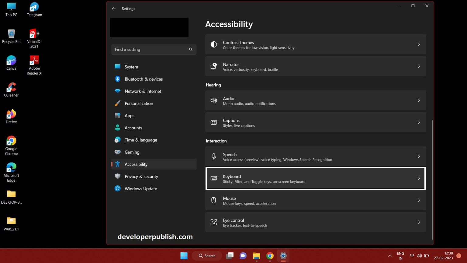 How to Turn On or Off Sticky Keys in Windows 11?