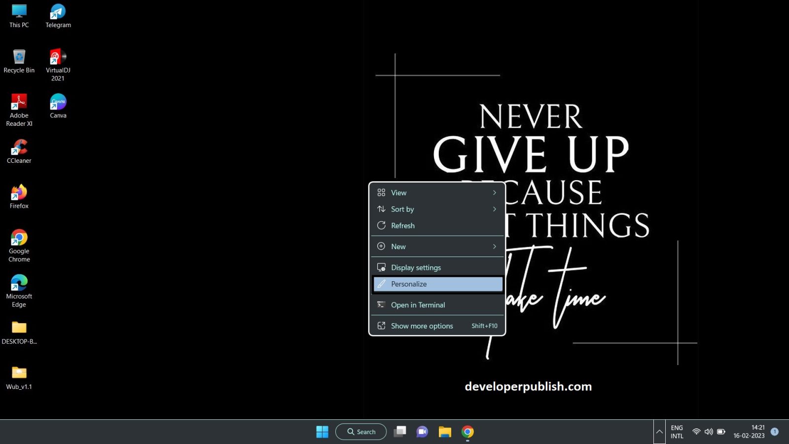 How to Turn on or off Screen Saver in Windows 11?