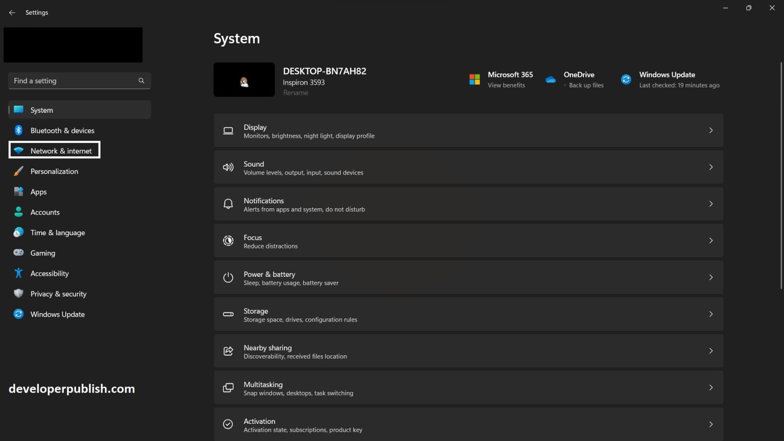 how to change to domain network in windows 11
