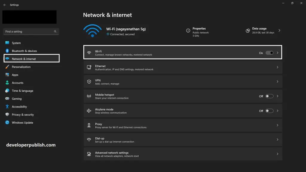 How to connect to new Wi-fi in windows 11?