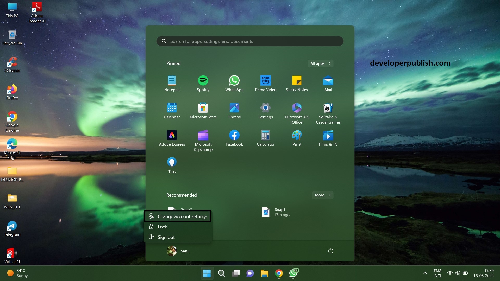 How to Change Password of your Local Account in Windows 11?