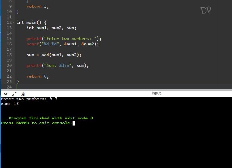 Addition Using Bitwise Operators